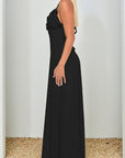 Sexy V-Neck Sleeveless Long Dress for Parties