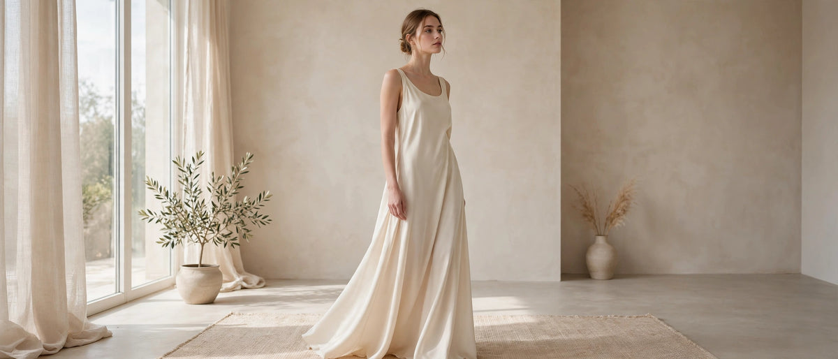 VAELA hero banner - quiet luxury womenswear