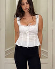 Fashionable Casual Square Neck Tank Top for Women
