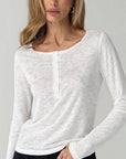 Fashionable Round Neck Long Sleeve Top