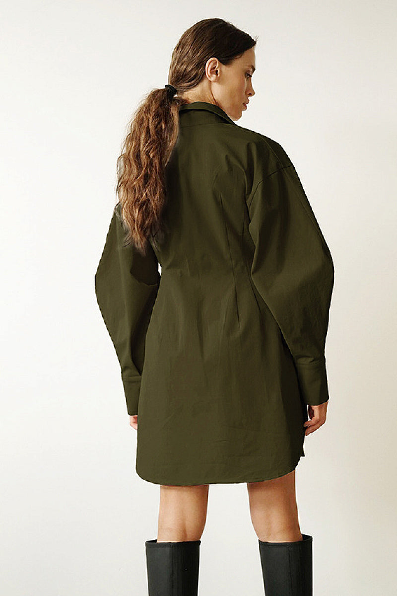 French Style A-Line Dress for Commuting
