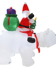 Inflatable Polar Bear Christmas Decoration