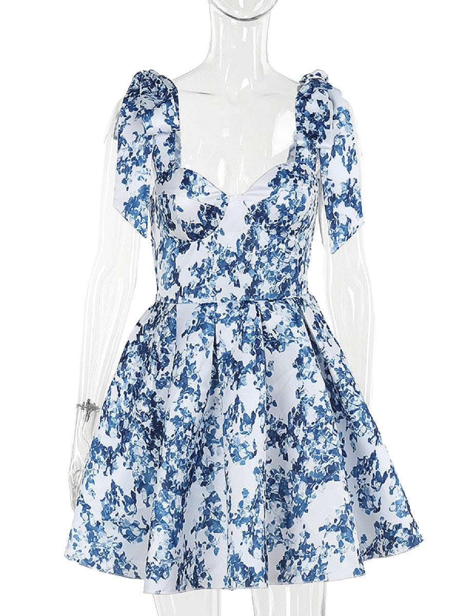 Summer Sexy Floral A-Line Dress for Women