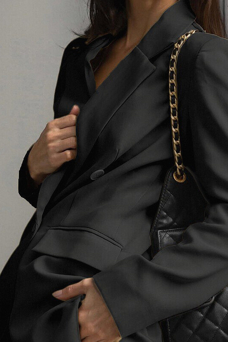 Elegant Women's Loose Straight Pants Suit