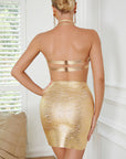 Stylish Sexy Halter Neck Bodycon Dress