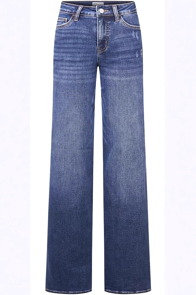 New Slim Fit Wide Leg Stretch Jeans for Women