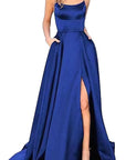 2023 New Long Bridesmaid Dress with Train