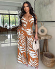 Stylish Women's Two-Piece Set with Wide Leg Pants