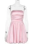 Summer Fashion Sexy One-Shoulder Mini Dress