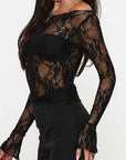 Chic Lace Long Sleeve Top for Women