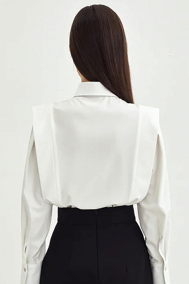 Chic French Style Long Sleeve Shirt for Women