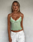 Sexy V-Neck Lace Camisole Top for Summer