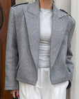 Stylish Warm Woolen Blazer for Women