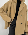 Autumn Winter European American Woolen Coat