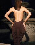 Summer Halter Neck Backless Dress for Women