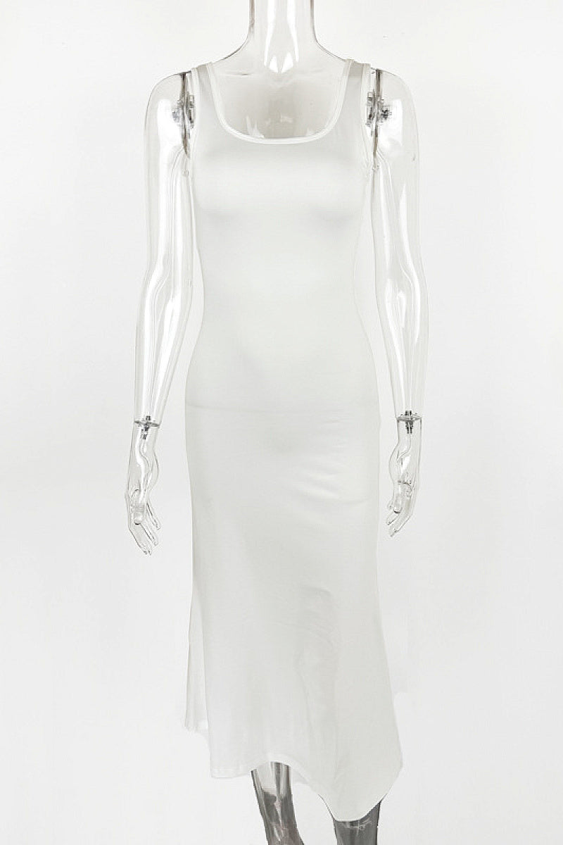 Sleeveless A-Line Dress for Summer