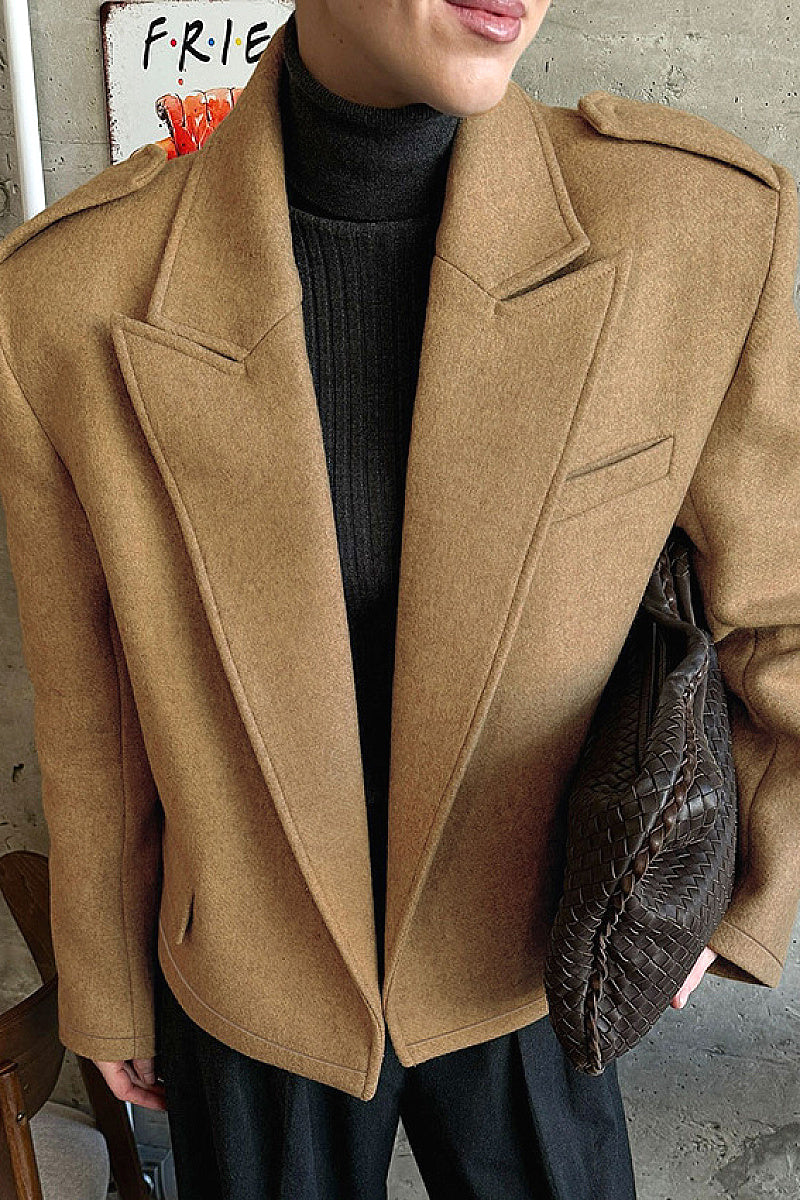 Stylish Warm Woolen Blazer for Women