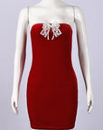 Chic Bowknot Bodycon Dress for Women