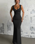 Sexy Ruffled Tie Waist Dress for Women
