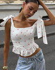 Fashionable Floral Camisole Top for Women