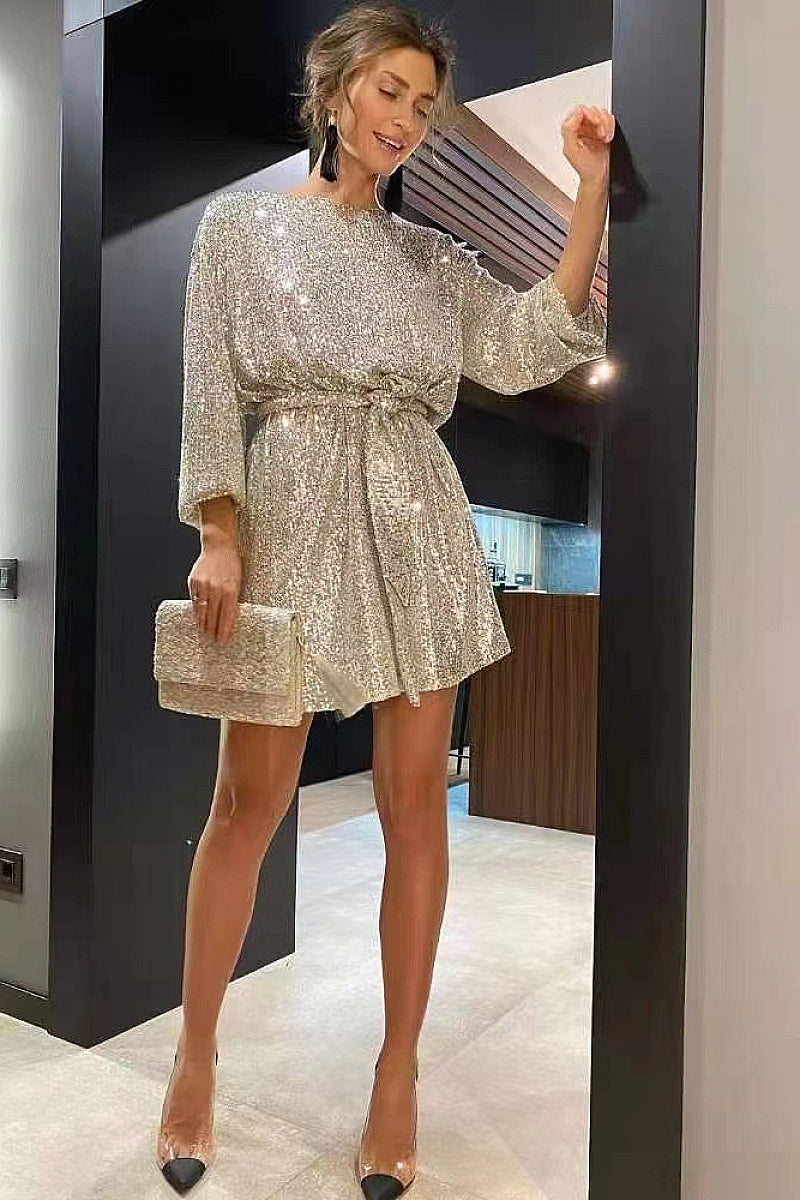 2026 Sparkling Sequin Dress for Parties