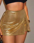 2026 Spring Women's Trendy Metallic Skirt Pants