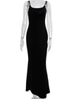 Summer Fashion Sexy Solid Color Maxi Dress