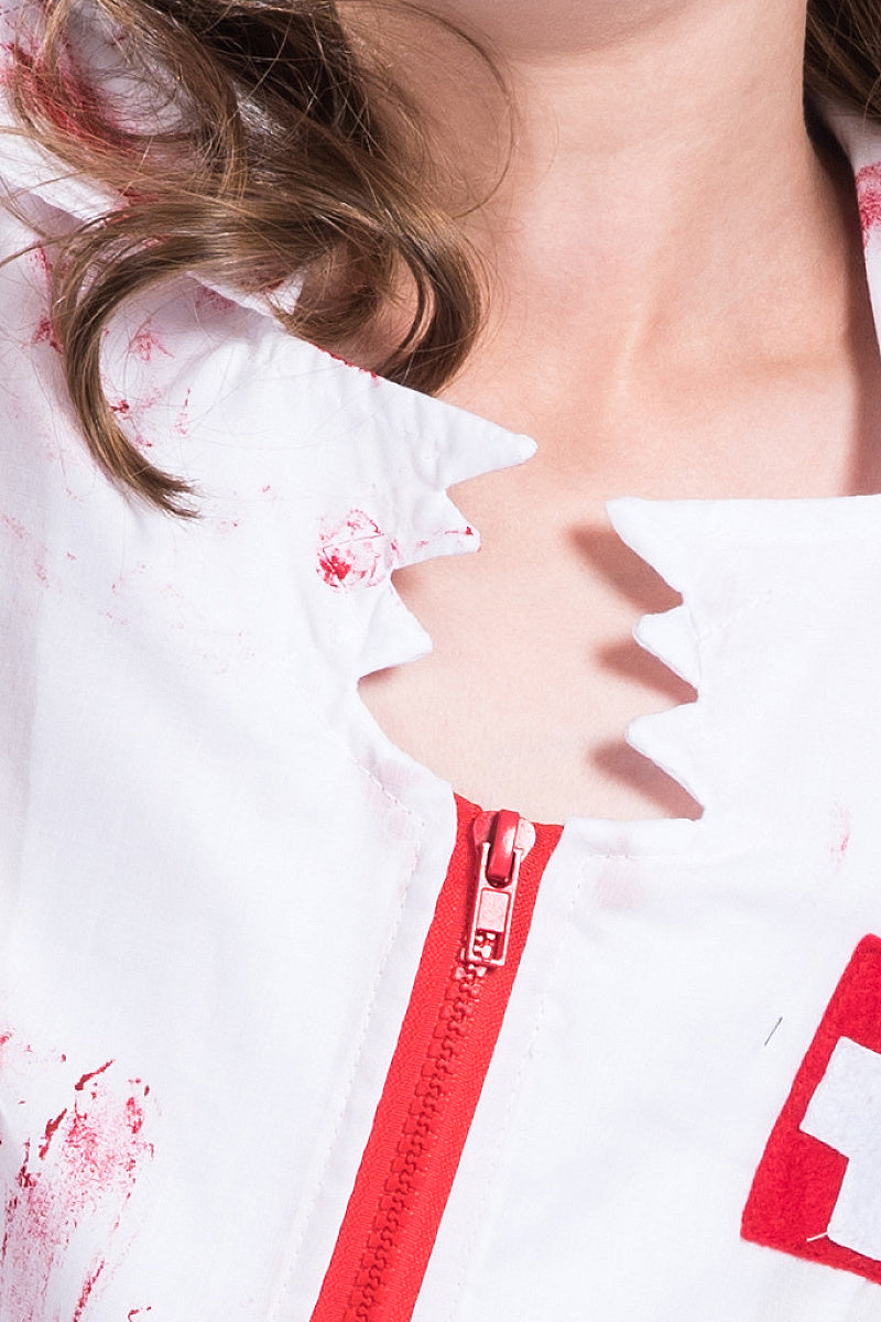 Halloween Blood Nurse Costume for Role Play