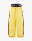 Retro Striped Embroidered Sports Pants for Men and Women