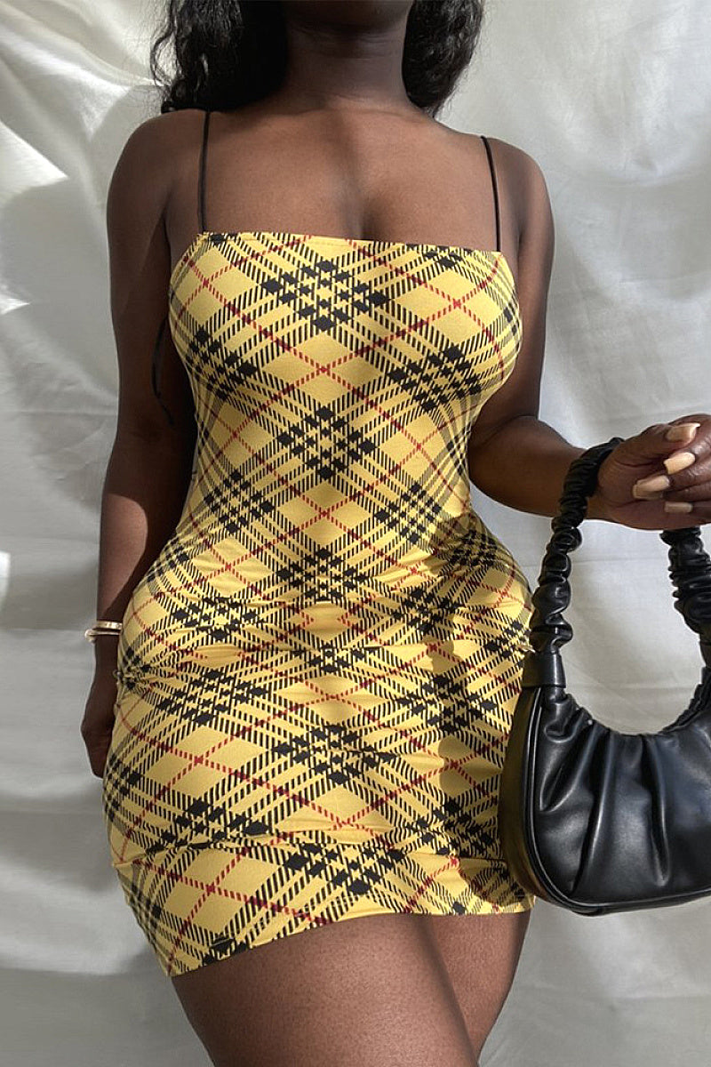 Summer Casual Strappy Bodycon Dress