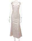 Stylish Shimmering Spaghetti Strap Dress