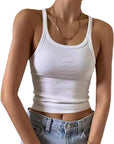 Summer Women's Crop Tank Top - Stylish and Trendy