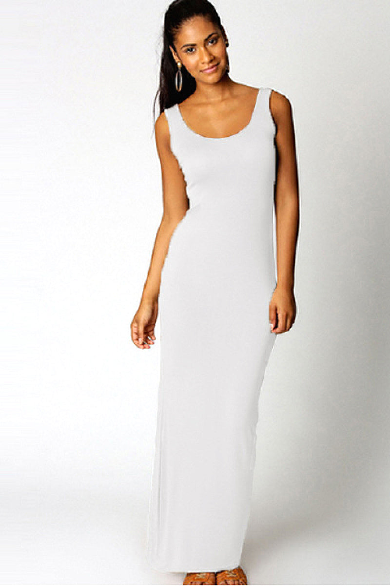 Elegant Summer Casual Sleeveless Maxi Dress
