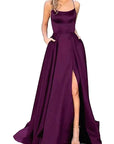 2023 New Long Bridesmaid Dress with Train