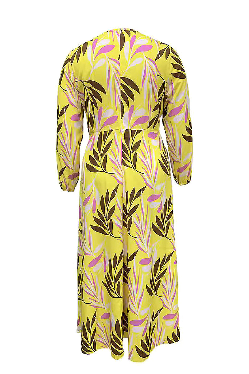 Fashionable Plus Size Irregular Long Dress
