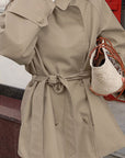British Style Women's Trench Coat for Autumn and Winter