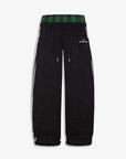 Retro Striped Embroidered Sports Pants for Men and Women