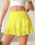 New Layered Lace Mini Skirt for Women