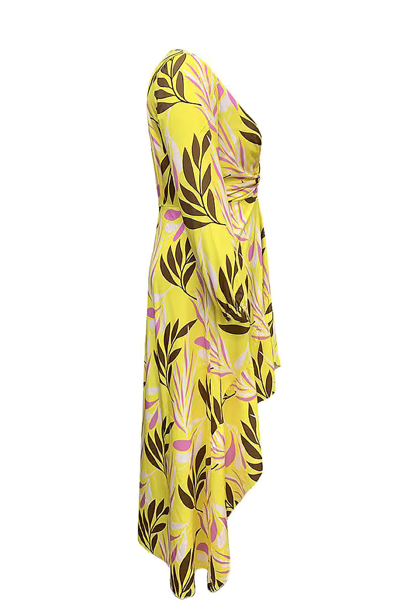 Fashionable Plus Size Irregular Long Dress