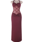 Sexy Lace-Trimmed Sleeveless Bodycon Dress