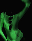 Stylish Glow-in-the-Dark Bodysuit for Women