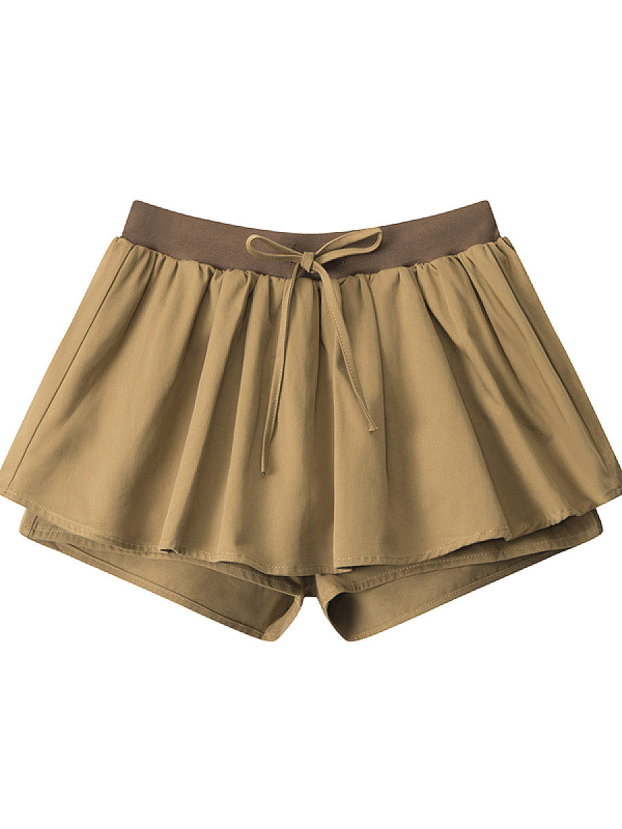 HeyHenry Summer Pleated A-Line Skirt for Women