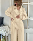 Spring Casual Cotton Linen Two-Piece Set