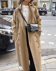 Stylish Loose Fit Long Trench Coat for Women