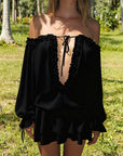Sexy Backless Tie Dress for Women