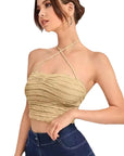 Stylish Low-Cut Sleeveless Top for Women