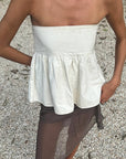 Fashionable Strapless Top for Casual Wear