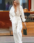 Chic White Utility Jumpsuit for Women