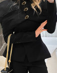 Chic Black Tailored Blazer for Women