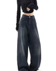 Vintage High Waist Wide Leg Jeans for Women